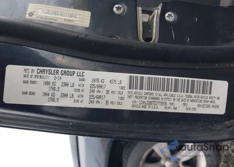 2014 Jeep Compass Sport z USA, uszkodzony, nr VIN 1C4NJDBB7ED773976